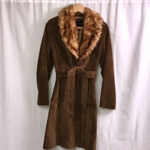 Banana Republic Full Leather Coat